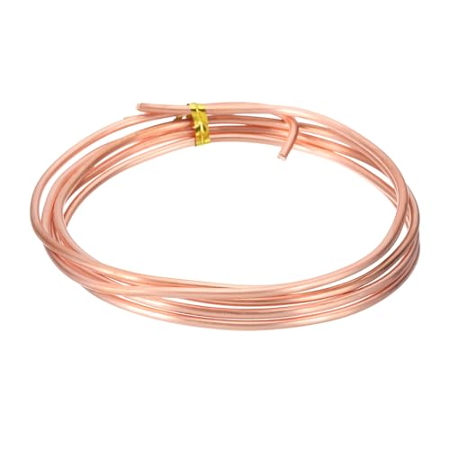PATIKIL 99.9% Pure Copper Wire for Jewelry Making, 10 Gauge (2.6mm) Copper Craft Wire 4.9 Feet Beading Jewelry Making Supplies for Crafting Wreath Electroculture Gardening - size: 10 Gauge x 4.9 Feet