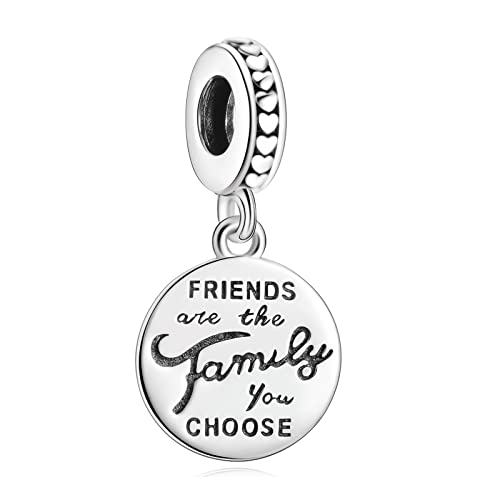 S925 Bead Dangle Charms for Bracelets Necklaces, Compatible with Pandora - style: Friendship Charms
