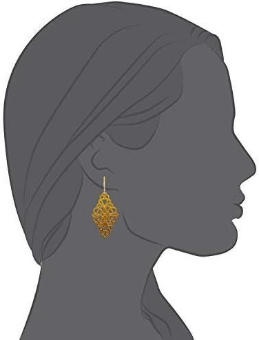 Aloha Earrings Gold Tone Non Pierced Clip On Dangling Earrings