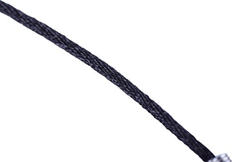 KONMAY 50pcs Black Satin Silk Necklace Cord 2.0mm/18'' with 2'' Extension Chain Lead&Nickel Free - color: Black