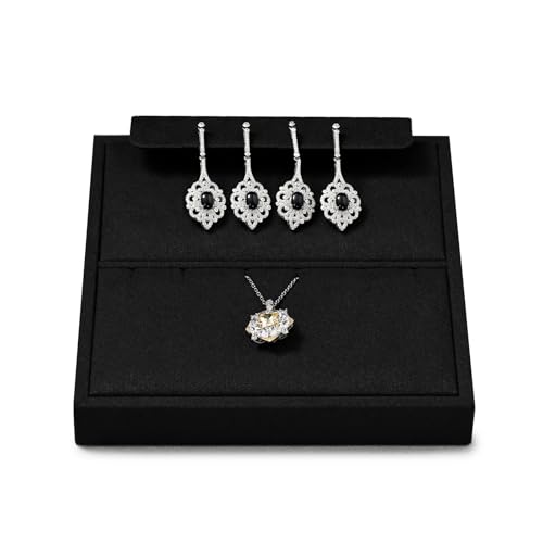 Oirlv Microfiber Jewelry Display Storage Tray Modular Jewelry Display Tray - style: P13707