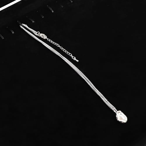 Wudygirl Jewelry Organizer Necklace Organizer Box 20 Hooks Necklaces Holder Display Case Black Velvet Jewelry Organizer with Clear Lid(Black Necklace Tray) - style: Necklace Tray