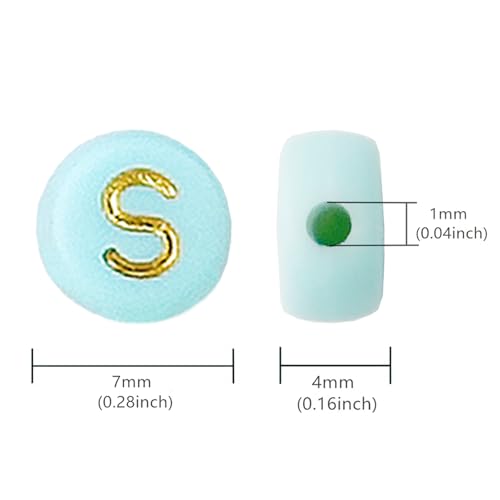 200PCS Round Letter Beads,4x7mm Color Acrylic Alphabet X Beads Letter X Beads with Letters for Bracelet Making Necklace Keychain Jewelry DIY (Letter X) - color: Letter X
