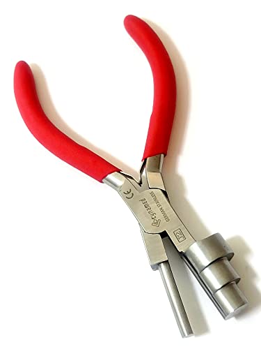German Heavy Duty Bail Making Pliers -BIG WRAPPER LOOPING, WIRE WORKING,13MM, 16MM, 20MM LOOP, WIRE WRAPPING JEWELRY-WITH NON-SLIP COMFORT GRIP HANDLE