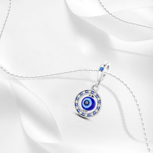 925 sterling silver bracelet necklace pendant, women's jewelry gift, dream catcher net bead pendant, suitable for original bracelets, parties, birthday jewelry gifts - color: KJC681