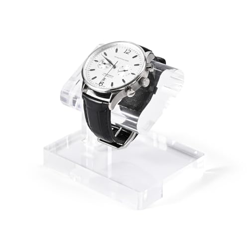 Oirlv Acrylic Jewelry Display Single Watch Stand for Men Acrylic Bracelet Watch Holder for Women (Clear) - color: Transparent YJ12601