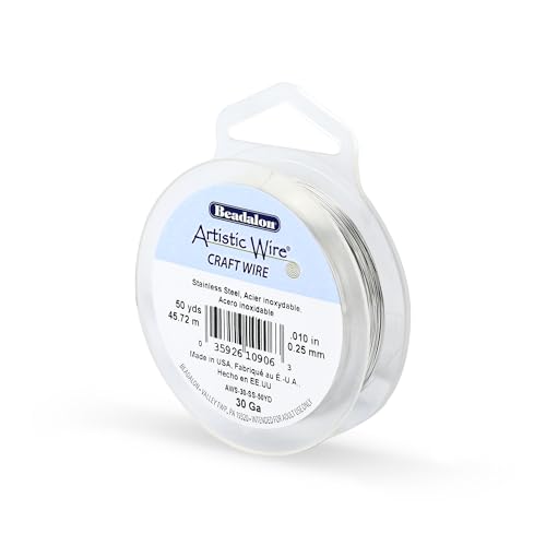 Artistic Wire, 30 Gauge Stainless Steel Craft Wire, 30 yd - size: 30 Gauge, style: Retail