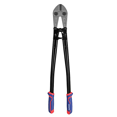 WORKPRO 30" Bolt Cutter, Chrome Molybdenum Steel Blade, Heavy Duty Bolt Cutter with Soft Rubber Grip, Cutting Tool for Cut Chain, Wire, Screw, Rivet - size: 30"