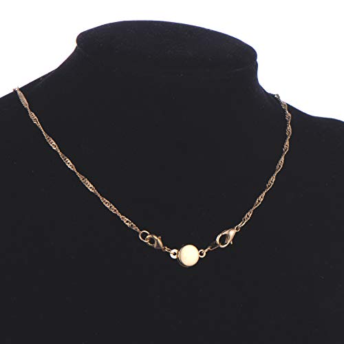 Zpsolution Locking Magnetic Jewelry Clasp for Necklace and Bracelet - Set of 4 Glod and Silver - color: Round Gold and Silver