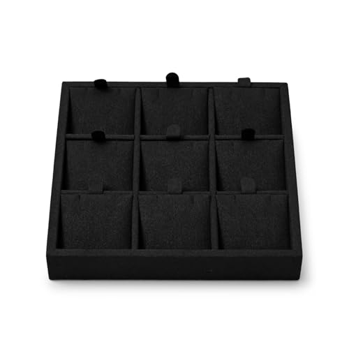 Oirlv Microfiber Jewelry Stud Earring tray Display Tray Interchangeable Modular Jewelry Tray - style: P13712