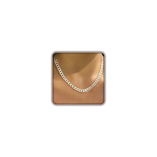 Gold Cuban Chain Necklace for Women, Trendy 14K Gold Plated Dainty Chunky Necklace Adjustable Cuban Link Chain Choker Necklace for Men Fashion Jewelry Best Gifts for Birthday Christmas Thanksgiving - color: Silver, size: 18'' +2'', style: 7MM