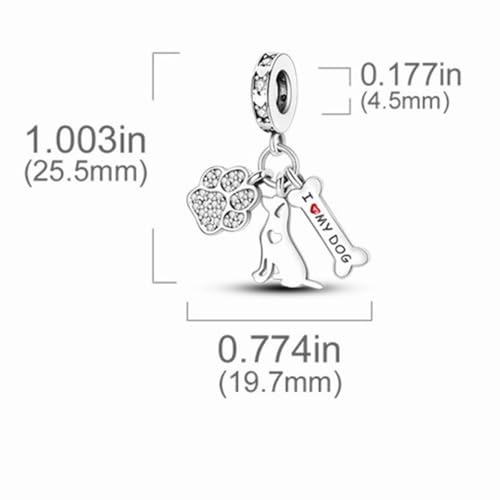 925 sterling silver bracelet necklace pendant, women's jewelry gift, dream catcher net bead pendant, suitable for original bracelets, parties, birthday jewelry gifts - color: KJC519