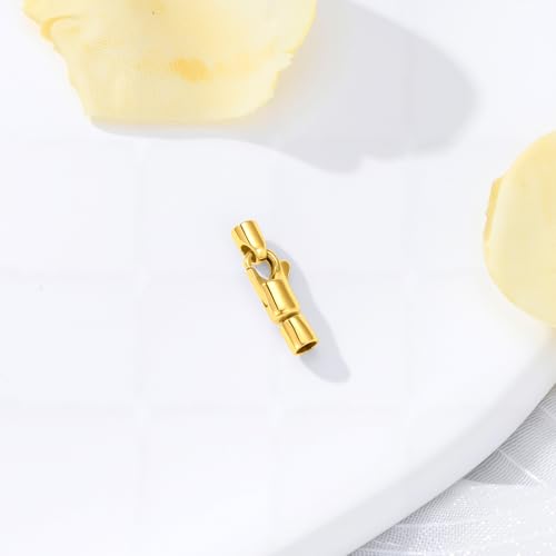 14K Yellow Gold Jewelry Clasp Necklace Extender Clasp Bracelet Extension Connector for DIY Necklace Bracelet Anklet Jewelry Making, 14K Gold Clasp for DIY Jewelry Making (Style 10) - style: Style 10