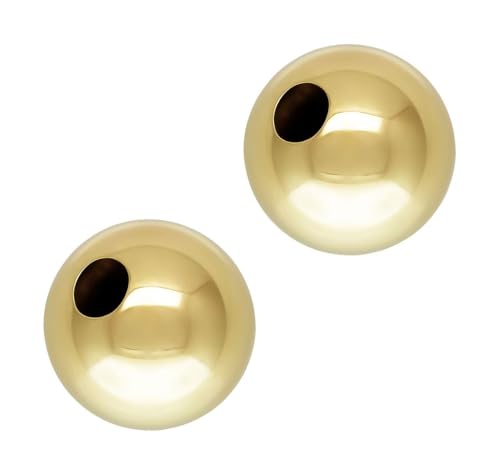 100pcs Adabele Real 1/20 14K Gold Filled Seamless 3mm (0.12 Inch) Tiny Small Round Loose Beads Spacer Non Tarnish for DIY Craft Jewelry Making JK2-A3 - color: 14K Gold Filled, size: 3mm (0.12") - 100pcs
