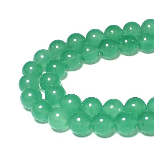 MJDCB Stone Beads 4mm 85pcs Round Aventurine Green Jade Loose Gemstone Bead Charms for Jewelry Making Bracelet Necklace Earring Pendant - color: Aventurine Green Jade, size: 4mm