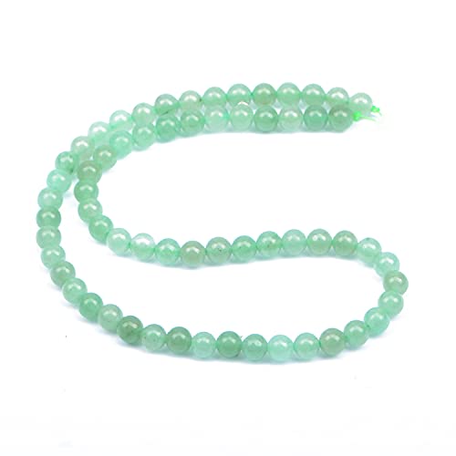 AD Beads Natural Gemstone Round Loose Beads 15" for Bracelet Necklace Earrings Jwelery Making Crafts DIY (4mm, Green Aventurine) - color: Green Aventurine, size: 4mm