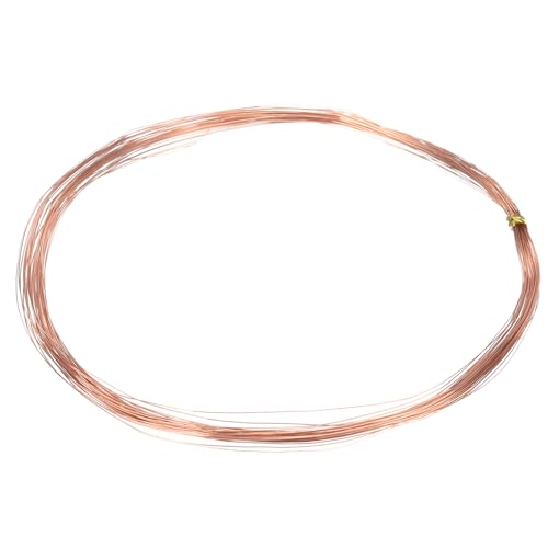 uxcell Pure Copper Wire 99.99% 32 Gauge 0.2mm 10m/33 ft Tarnish Resistant | Soft Craft Copper Wire for Jewelry Making Beading DIY Crafts Supplies,Copper - size: 32 Gauge 0.2mm