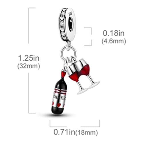 925 sterling silver bracelet necklace pendant, women's jewelry gift, dream catcher net bead pendant, suitable for original bracelets, parties, birthday jewelry gifts - color: KJC699