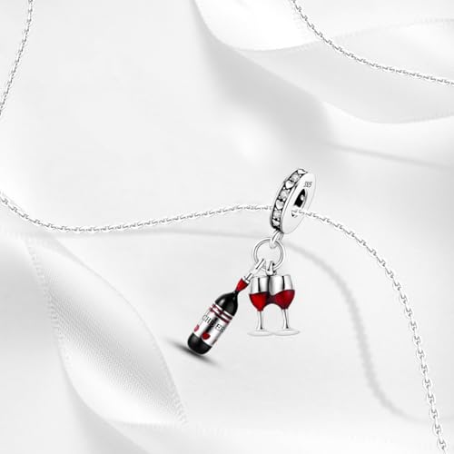925 sterling silver bracelet necklace pendant, women's jewelry gift, dream catcher net bead pendant, suitable for original bracelets, parties, birthday jewelry gifts - color: KJC699