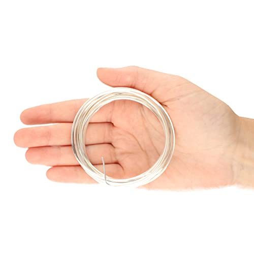 The Beadsmith Square Craft Wire - Medium Temper Beading Wire, Silver Color, 21 Gauge, 4 Yards - color: Silver, size: 21 Gauge, 4 Yard Coil