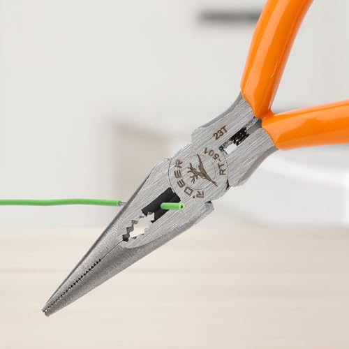 Rongon 5" 5 PCS Needle Nose Pliers for Jewelry Making, 5Pcs Small Needle Nose Pliers Set High Carbon Steel, Mini Long Nose Pliers with Wire Cutter for Home, Fishing, Jewelry, Crafts（5Pcs） - size: 5Pcs