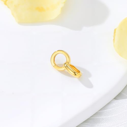 14K Yellow Gold Jewelry Clasp Necklace Extender Clasp Bracelet Extension Connector for DIY Necklace Bracelet Anklet Jewelry Making, 14K Gold Clasp for DIY Jewelry Making (Style 4) - style: Style 4