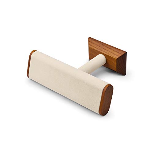 Watch Display Stand Solid Wood Bracelet Watch Organizer T-bar Jewelry Display - color: WHITE T SHAPE DISPLAY