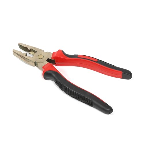 HURON Electrician Lineman Pliers, 8", Copper Alloy/Non-Magnetic (1/3/10pc) (1pc) - style: Heavy Duty