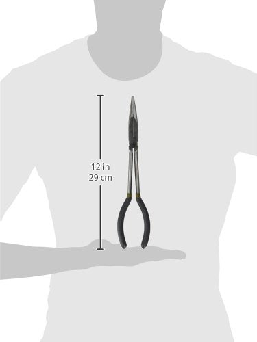 Performance Tool W1044 11-Inch Long Reach Long Nose Pliers Black - style: 11" Straight Long Handle Pliers