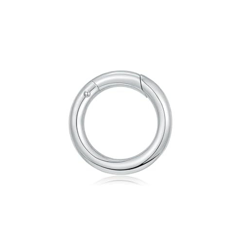 14K Gold Jewelry Clasp Necklace Extender Clasp Bracelet Extension Connector for DIY Necklace Bracelet Anklet Jewelry Making (Style 4-White) - size: Style 4-White