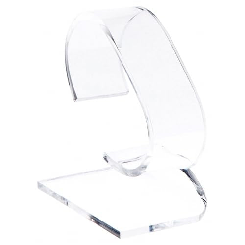 Plymor Clear Acrylic Watch Display Stand, 1.75" W x 3" D x 3.75" H