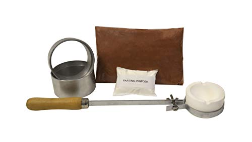 PMC Supplies LLC Basic Quick Cast Sand Casting Kit Jewelry Making Precious Metal Casting Gold Silver Pouring Set with Accessories