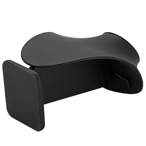 Polmart Modern Necklace Display Bust (Black Leatherette, 11 ½”H) - color: Black Leatherette, size: 11 ½”H
