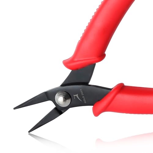 Mini Round-Nose Pliers Tweezer Nose pliers Mini Needle Nose Pliers Short-Nose Pliers Pointed Nose Pliers Smooth Jaws Jewellery Making Tool For Bending Wire Open and Close Jump Rings - style: Round-Nose Pliers