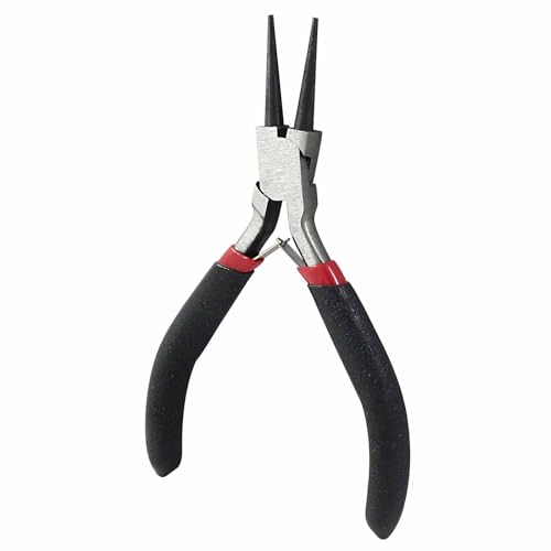 13cm/5.12" Round Nose Pliers, Jump Rings Making, Wire Jewelry Making Tools, Fine Needle Nose Pliers, Needle Nose Pliers Jewelry, Jump Ring Pliers, Bead Pliers for Wire Wrapping - style: Round Nose Pliers