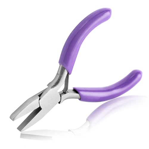 SPEEDWOX 3-Inch Duckbill Pliers - Mini Flat Nose Pliers with Smooth Jaws for Jewelry Making - style: Duckbill Pliers