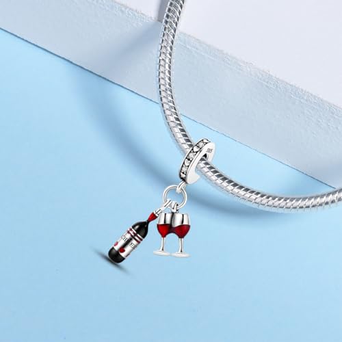 925 sterling silver bracelet necklace pendant, women's jewelry gift, dream catcher net bead pendant, suitable for original bracelets, parties, birthday jewelry gifts - color: KJC699