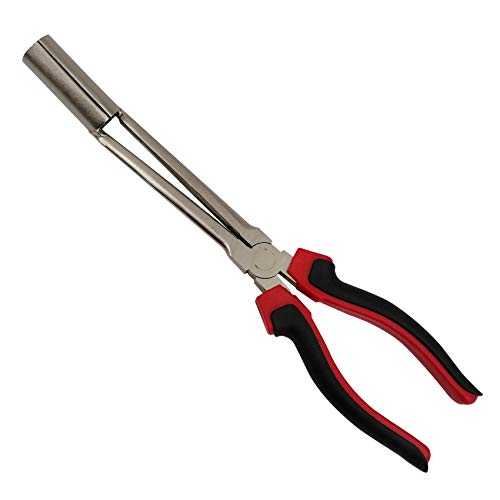Car High Voltage Wire clamp Spark Plug Pliers Spark Plug Wire Removal Pliers High Voltage Cylinder Cable Removal Tool Silver