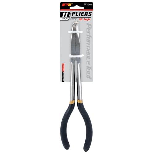 Performance Tool W1046 11-Inch Long Reach 90-Degree Bent Long Nose Pliers - style: 11" 90 Long Handle Pliers