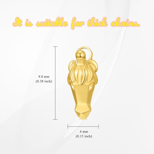 14K Yellow Gold Jewelry Clasp Necklace Extender Clasp Bracelet Extension Connector for DIY Necklace Bracelet Anklet Jewelry Making, 14K Gold Clasp for DIY Jewelry Making (Style 14) - style: Style 14
