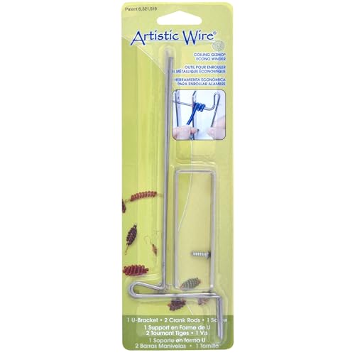 Artistic Wire Coiling Gizmo Econo Winder, 2 rods, 3.0 mm / 0.12 in and 2.0 mm / 0.08 in