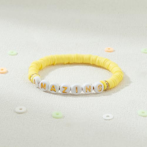 JIASHUYEYE Preppy Bracelets for Teen Girls - Stackable Boho Surfer Friendship Bracelets Set for Little Girls & Women - style: 18Pcs - Inspiration
