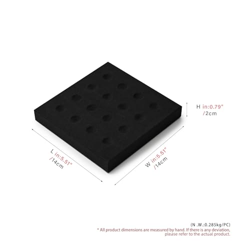 Oirlv Microfiber Diamonds Gemstones Jewelry Display Organize Tray Multi-Compartment Modular Jewelry Crystal Beads Holder - style: P13710