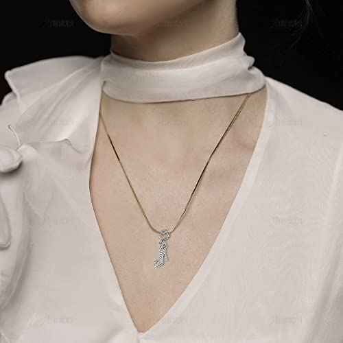 AUEAR, Fashion Crystal High Heel Shoe Shape Charms Bulk Pendant Jewelry Findings for Jewelry Making Necklace Bracelet DIY - color: Silver