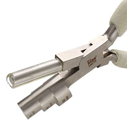 The Beadsmith Wire Looping Pliers - 3-in-1 Tool, Creates Three Loop Sizes (13 mm, 16 mm, 20 mm), Polished Steel Head with Comfort Grip Handle - style: Wire Looping