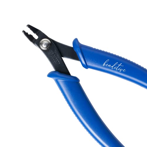 Beaditive Bead Crimping Plier for 2mm & 3mm Beads and Tubes | 5-Inch (Blue) - color: Blue