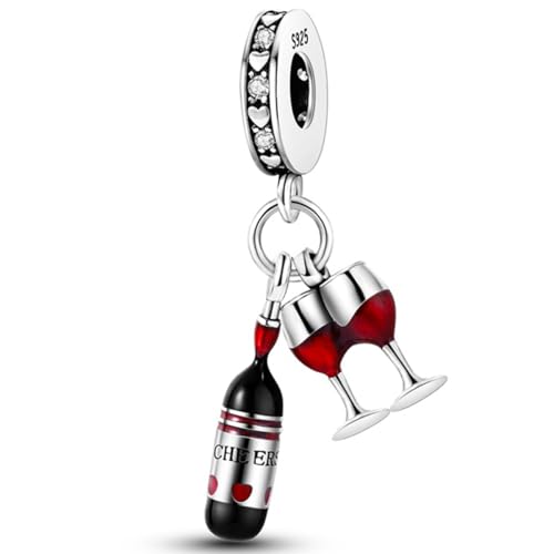 925 sterling silver bracelet necklace pendant, women's jewelry gift, dream catcher net bead pendant, suitable for original bracelets, parties, birthday jewelry gifts - color: KJC699