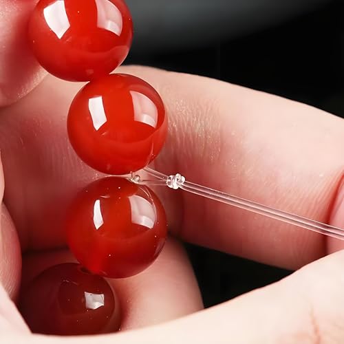 1mm Elastic Stretch Bead Cord for Jewelry & Bracelet Making, [100m] Stretchy Bracelet String, Ideal for Beading and Crafting - size: 1.0mm
