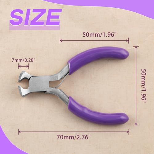 SPEEDWOX Mini End Cutting Pliers - 3-Inch End Nipper, Jewelry Wire Cutters and Zipper Pliers - style: End Cutting Pliers