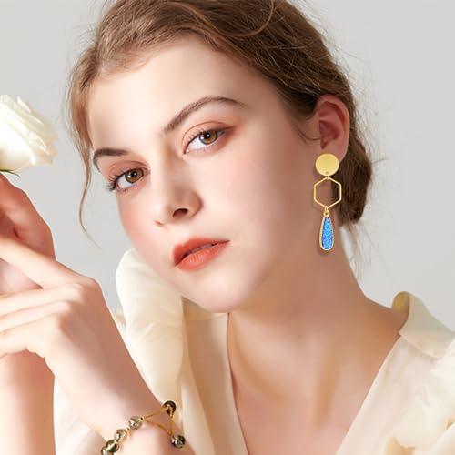 144pcs Earring Hoops for Jewelry Making, 3 Shapes Earrings Findings Hoops Beading Hoop Earrings Hypoallergenic Square Teardrop Round Earring Findings for DIY Craft Accessories Supplies(Gold&Silver) - color: 144PCS;Teardrop,Square,Round;Gold,Silver